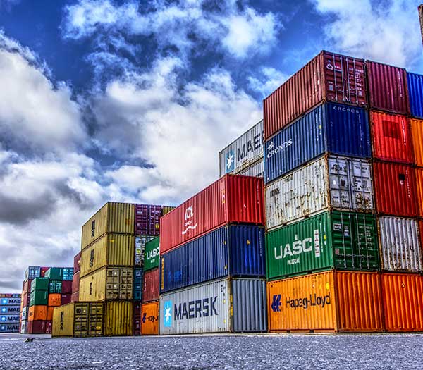 Contaier logistics with Adaption's Cloud Suite