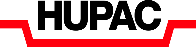 Logo van het logistieke bedrijf Hupac