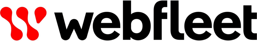 Logo van het logistieke bedrijf Webfleet