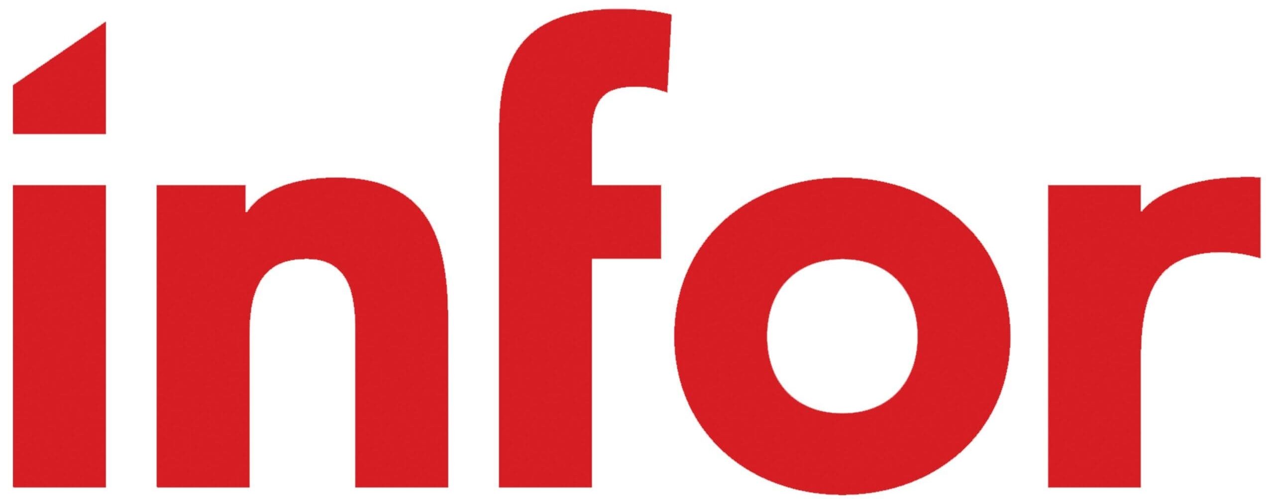 Logo van het logistieke bedrijf Infor