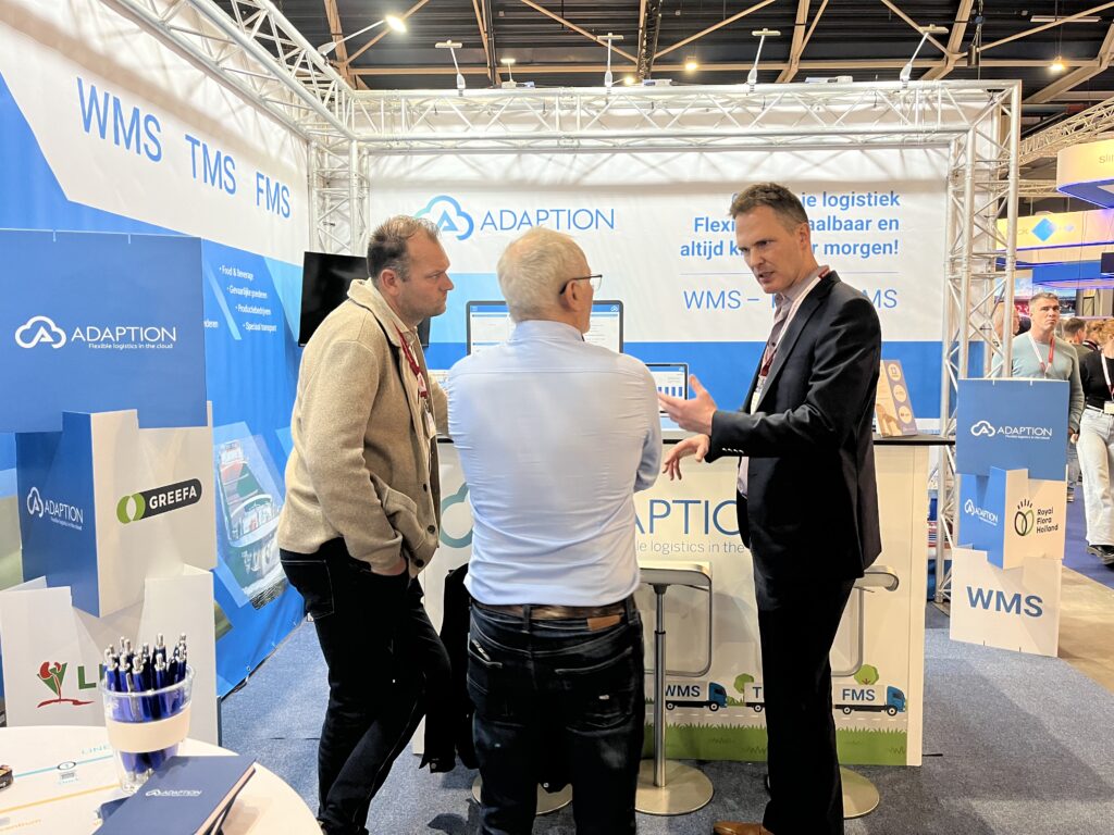 Adaption is dit jaar opnieuw aanwezig op ICT&Logistiek. Op onze stand laten we zien hoe logistieke bedrijven meer grip krijgen op hun dagelijkse operatie met slimme logistieke.